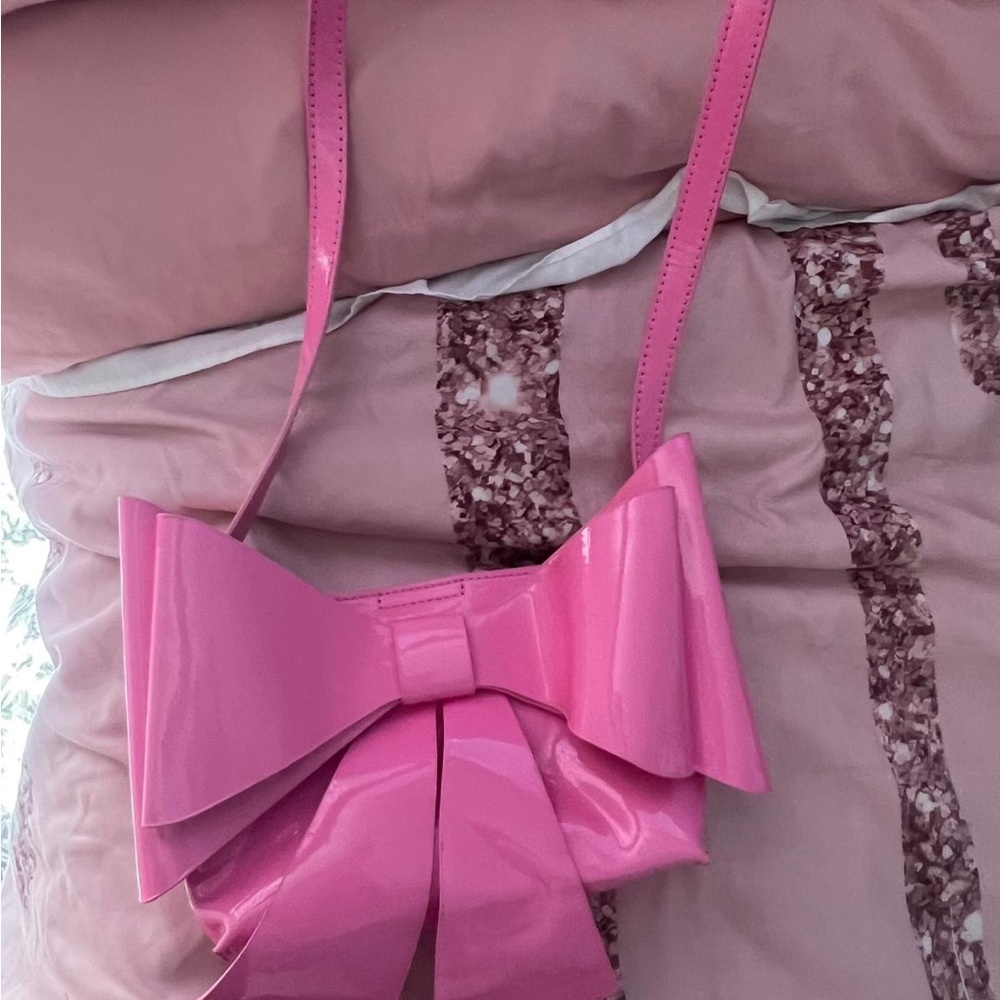 Pink Bow Crossbody Bag
